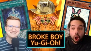 CAN WE BUILD A YU-GI-OH DECK WITH FIVE DOLLARS? - Broke Boy Yu-Gi-Oh!