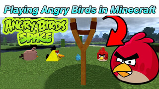 โมดูล Minecraft Angry Birds เวอร์ชันมือถือ ฟื้นฟูเกมคลาสสิก!