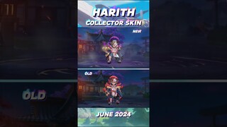 OLD vs NEW | HARITH JUNE COLLECTOR #fypシ #upcomingskin #mobilelegends #whatsnext #mlbb #newskinml