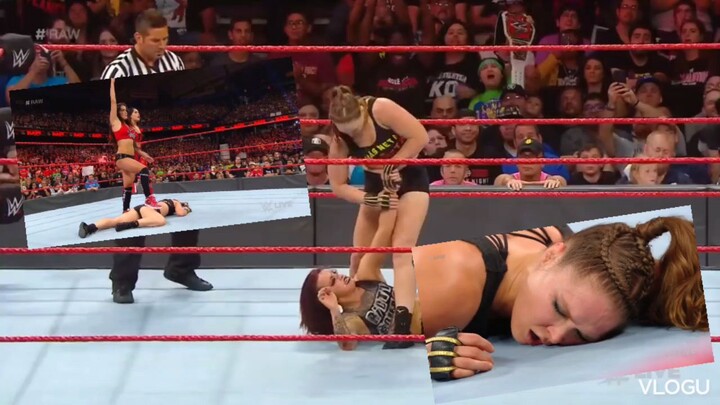 THE BELLA TWINS ATTACK RONDA ROUSEY