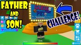 GUESS THAT PET CHALLENGE! FATHER AND SON!  - BUBBLE GUM SIMULATOR