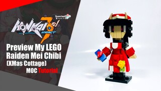 LEGO Honkai Impact 3rd Raiden Mei (XMas Cottage) Chibi MOC Tutorial | Somchai Ud