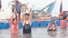 महाकुंभ आज शिवरात्रि में अमृत स्नान कैसा रहा - Mahakumbh Prayagraj Triveni Sangam Amrit Snan