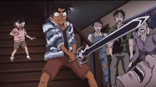 Heiji: Conan, apa yang harus aku lakukan? Aku akan membunuhnya. Conan: Aku tidak tahu siapa kamu.