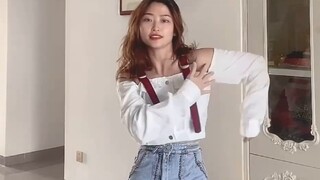 Jazz dance basic skills head shaking plus side wave combination teaching