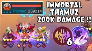 YUKI SKILL 3 + IMMORTAL THAMUZ !! 1 VS EVERYONE !! MAGIC CHESS MOBILE LEGENDS