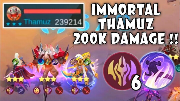 YUKI SKILL 3 + IMMORTAL THAMUZ !! 1 VS EVERYONE !! MAGIC CHESS MOBILE LEGENDS