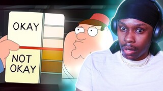 Reacting To EVERY Family Guy Dark Humor Compilation  Reaction Part 1