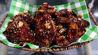 KOREAN CRUNCHY FRIED CHICKEN  | GLAZED IN A SWEET, SPICY AND STICKY SAUCE | DAKGANGJEONG