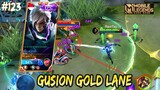 HOW TO PLAY GUSION IN GOLD LANE | GUSION GAMEPLAY #123 | MOBILE LEGENDS BANG BANG
