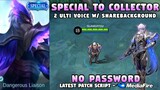 New Gusion Special To Collector Skin Script No Password | Night Owl Skin Script | Mobile Legends