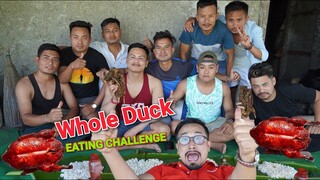 Whole Duck Curry Eating Challenge || Whole Duck curry eating challenge manipuri || Nganu Mapum Chaba