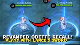 REVAMPED ODETTE'S RECALL ANIMATION! | PLAYS WITH LANCELOT'S GIFT SWORD! | MOBILE LEGENDS UPDATE