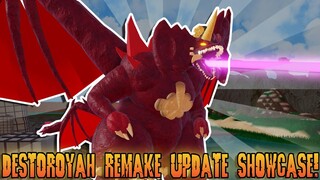 DESTOROYAH REMAKE UPDATE SHOWCASE! | Roblox Kaiju Kewl