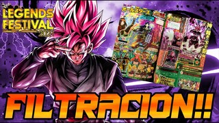 FILTRACION DE VJUMP Y SOBRE LEGENDS FESTIVAL DRAGON BALL LEGENDS