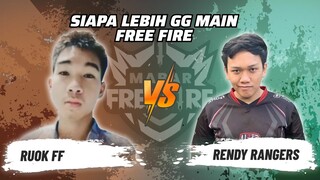 Ruok FF vs Randy Ranger: Skill Siapa Lebih GG Main FF? | Mabar Free Fire Match 108 #short