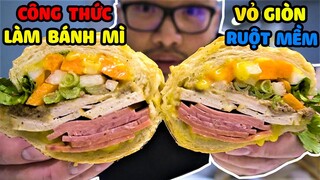 CÁCH LÀM BÁNH MÌ VỎ GIÒN RUỘT MỀM TẠI NHÀ