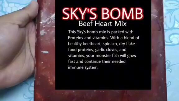 BEEF HEART MIX FOR YOUR MONSTER FISH AND DISCUS FISH