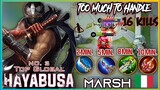 16 Kills Hayabusa, Fast Farm and Perfect Rotation | Top Global No. 3 Hayabusa MARSH