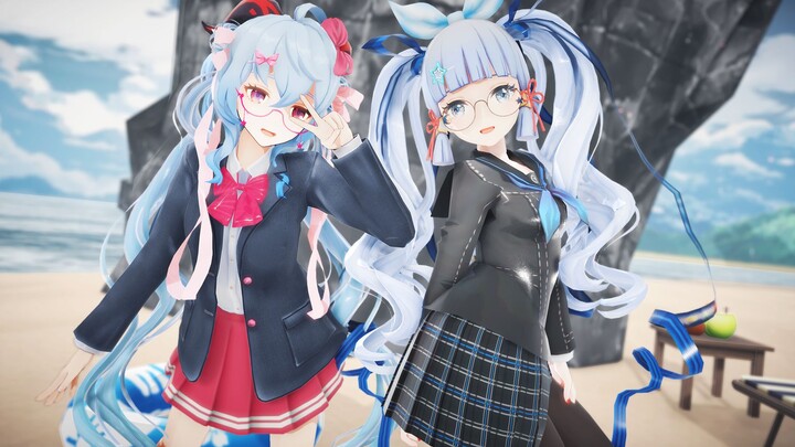 【Ganyu/Kamisato/4K】Ice Double C