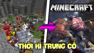 🔥ADDON/MOD THỜI KÌ TRUNG CỔ CỰC HAY CHO MINECRAFT PE 1.19 MỚI NHẤT CÓ BOSS, CÔNG TRÌNH, VŨ KHÍ LẠ..