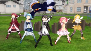 [ Puella Magi Madoka Magica MMD] Witch Night - Precious footage from the Five Colors Team's treatmen