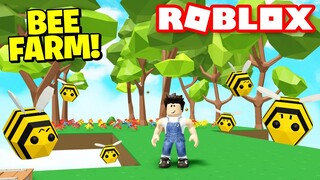 AWESOME BEE FARM IN ROBLOX ISLANDS!!!