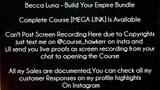 Becca Luna Course Build Your Empire Bundle download