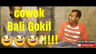 Ekspresi gokil kocak abis cowok bali bikin ngakak sakit perut😃😃😃