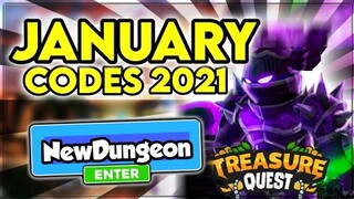 All "New [ Dungeon ] Update Working Codes 2021 in Roblox Treasure Quest