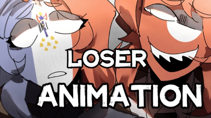 (countryhumans/史向meme) loser animation