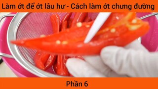 Làm ớt để ớt lâu hư- Cách làm ớt chưng đường #6