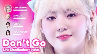 LOONA & Kep1er – Don’t Go / Queendom 2 (Line Distribution + Lyrics Karaoke) PATREON REQUESTED