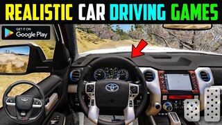 Top 5 Realistic Car Driving Games for Android l Best car driving games on android 2024