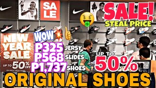 DAMING naka SALE! ORIGINAL NIKE JORDAN ADIDAS,APPARELS SLIDE BAGS up to 50% SULIT DITO!Toby's feliz