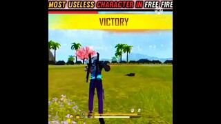 Free Fire Useless Character|New Intresting Short|#shorts #freefire #youtubeshort #newtrend #gaming