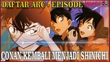 DAFTAR ARC EPISODE CONAN KEMBALI MENJADI SHINICHI