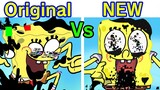 Friday Night Funkin' Corrupted Spongebob OG VS New (Come Learn With Pibby x FNF Mod) HD