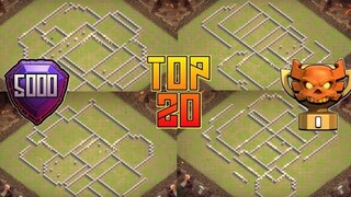 NEW TOP 20 TH11 WAR BASE + LINK | ANTI HYBRID BASES | TOP 20 BEST TH11 WAR BASE DESIGN | COC