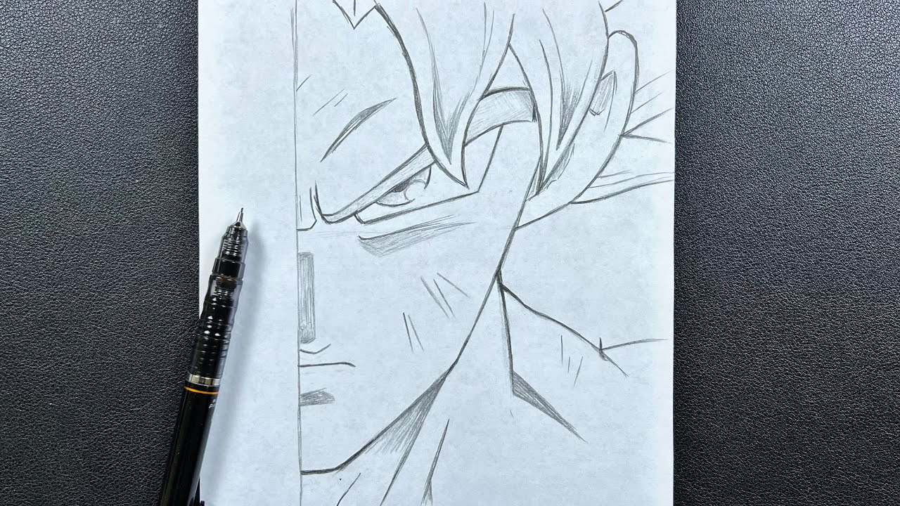 Anime drawing | how to draw goku ultra instinct step-by-step ...