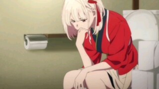 Lycoris Recoil Episode 7 Toilet Reflects on "Life"