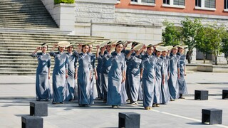 นักเรียนม.ปลาย รำเพลง “เพลงชาวประมง” | งานฉลองวันปีใหม่ 2025 ของทีมเต้นรำโรงเรียนมัธยมต้นหมายเลข 1 ฝ
