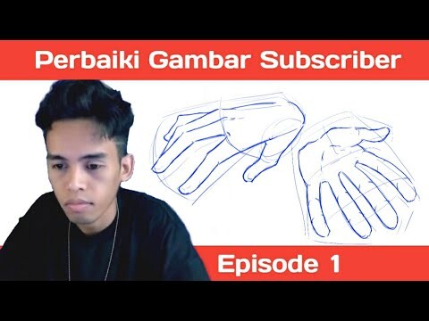 Perbaiki Gambar Subscriber #1 Cara menggambar tangan