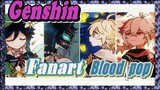 [Genshin, Fanart] Blood pop