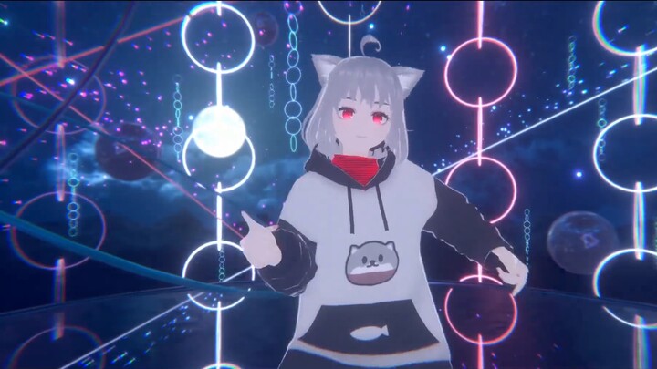 【quin】Anak anjing virtual ingin bermain dengan api【Distribusi model VRChat/VRM】