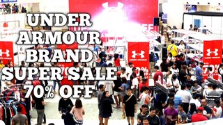 UP TO 70% OFF UNDER ARMOUR BRAND BIG SALE AT TRINOMA MALL ACTIVITY AREA QC