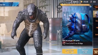 43100 UC crate opening in pubg mobile for Godzilla suit | PUBG Mobile