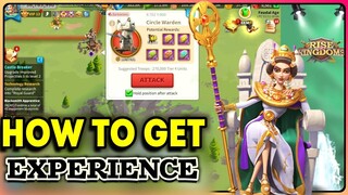 Rise of kingdoms - how to get Commander experience for beginners
