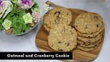 คุ้กกี้ข้าวโอ๊ต แครนเบอรี่  Oatmeal and Cranberry Cookie | AnnMade