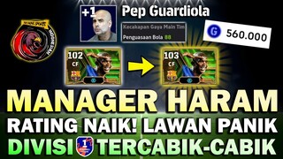 WOW MANAGER HARAM RATING PEMAIN BISA NAIK, LAWAN AUTO PANIK! DIVISI 1 TERCABIK-CABIK! MANTAP!